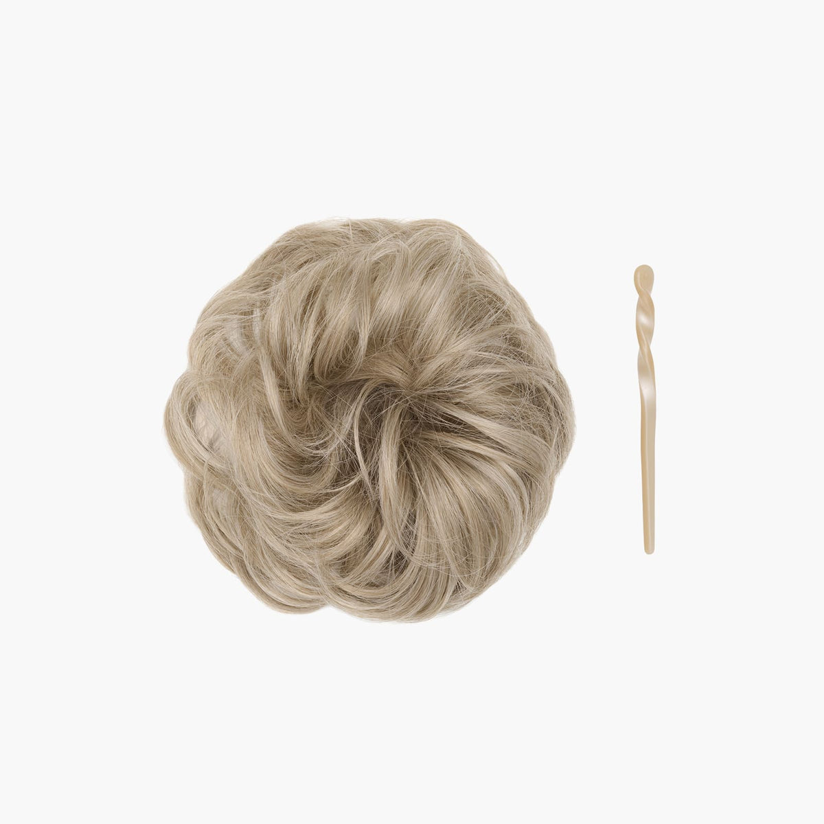 Stranded Mini Messy Bun in Ash Moon (#112)