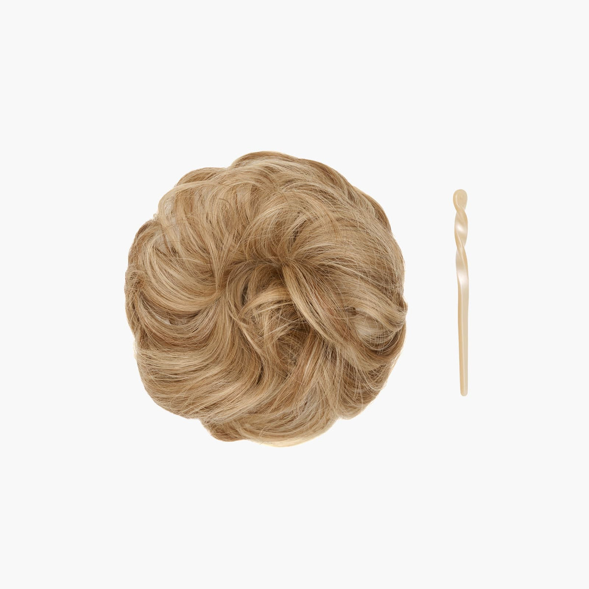 Stranded Mini Messy Bun in Ballerina Musk (#10/16/22)