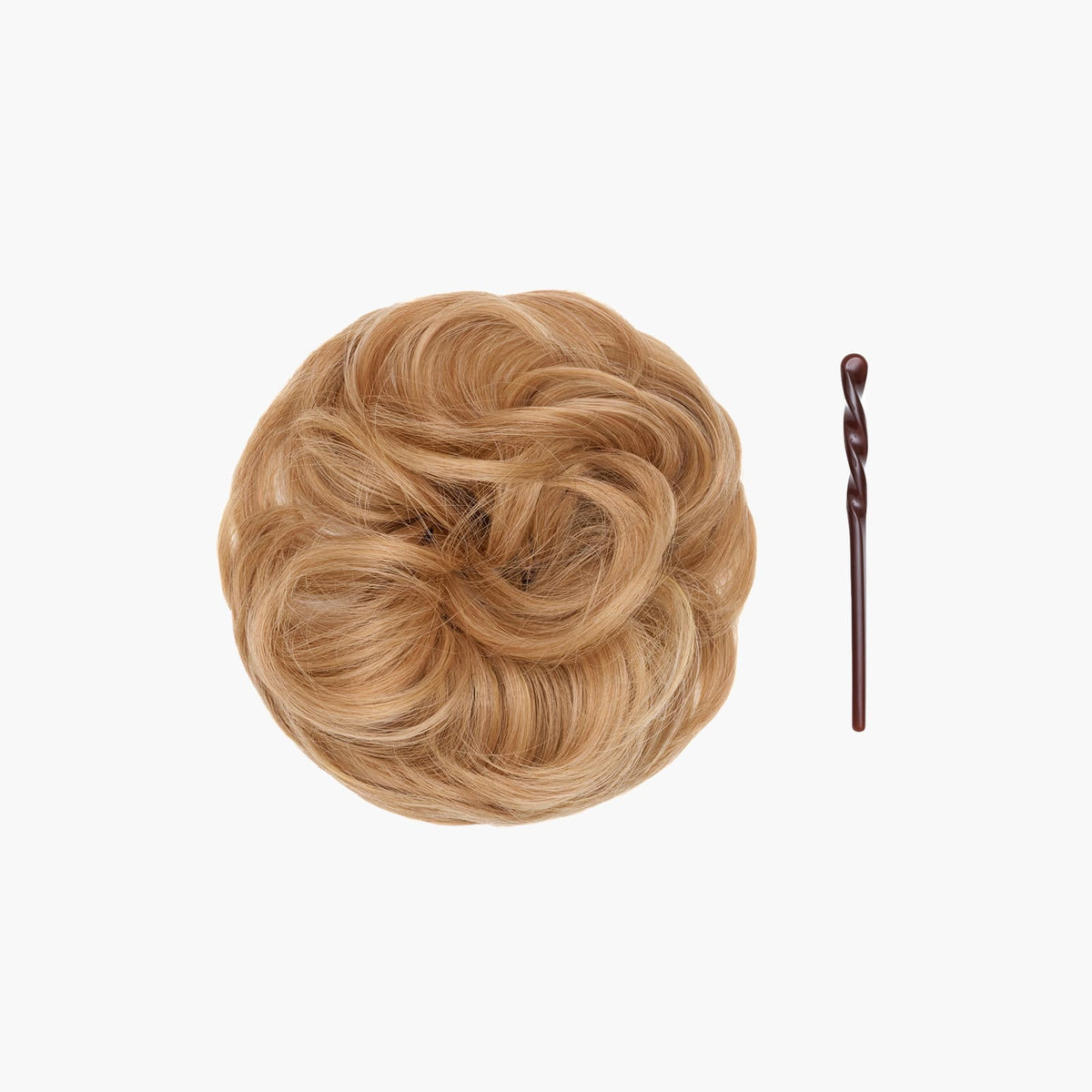 Stranded Mini Messy Bun in Honeysuckle (#27)