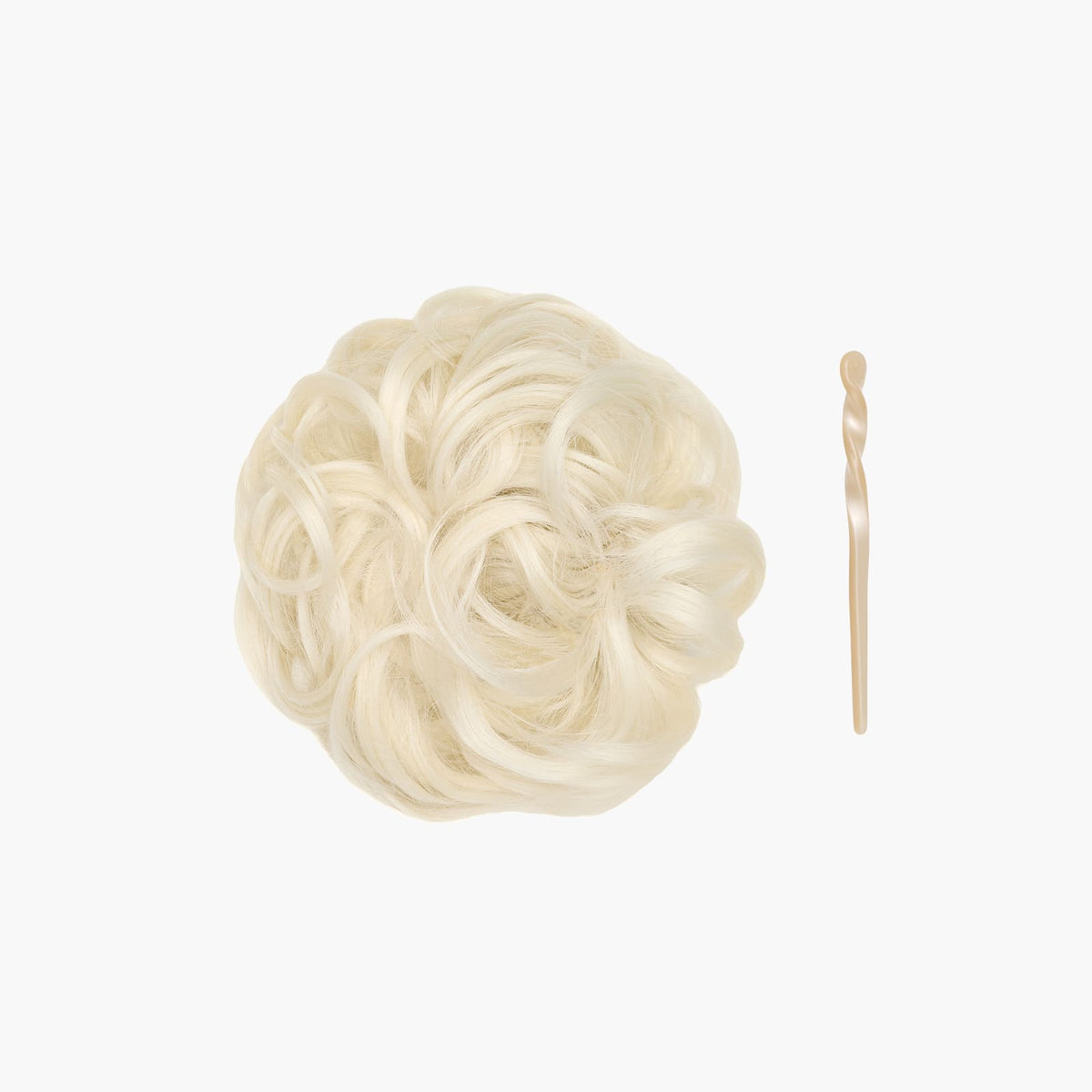 Stranded Mini Messy Bun in Lily Of The Valley (#60)