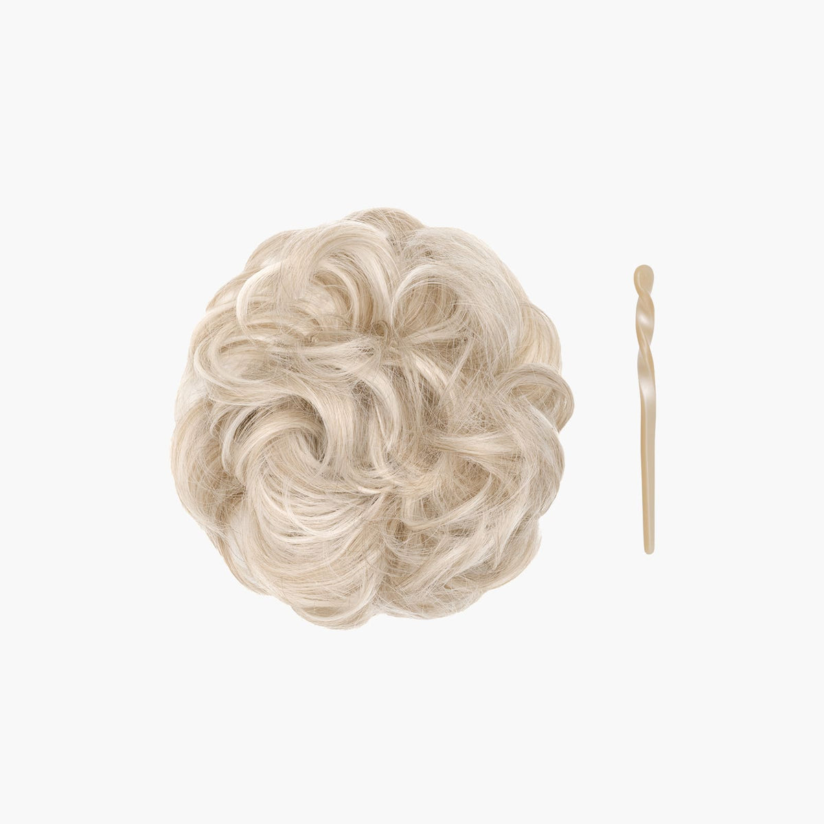 Stranded Mini Messy Bun in Luna Sky (#112/600)