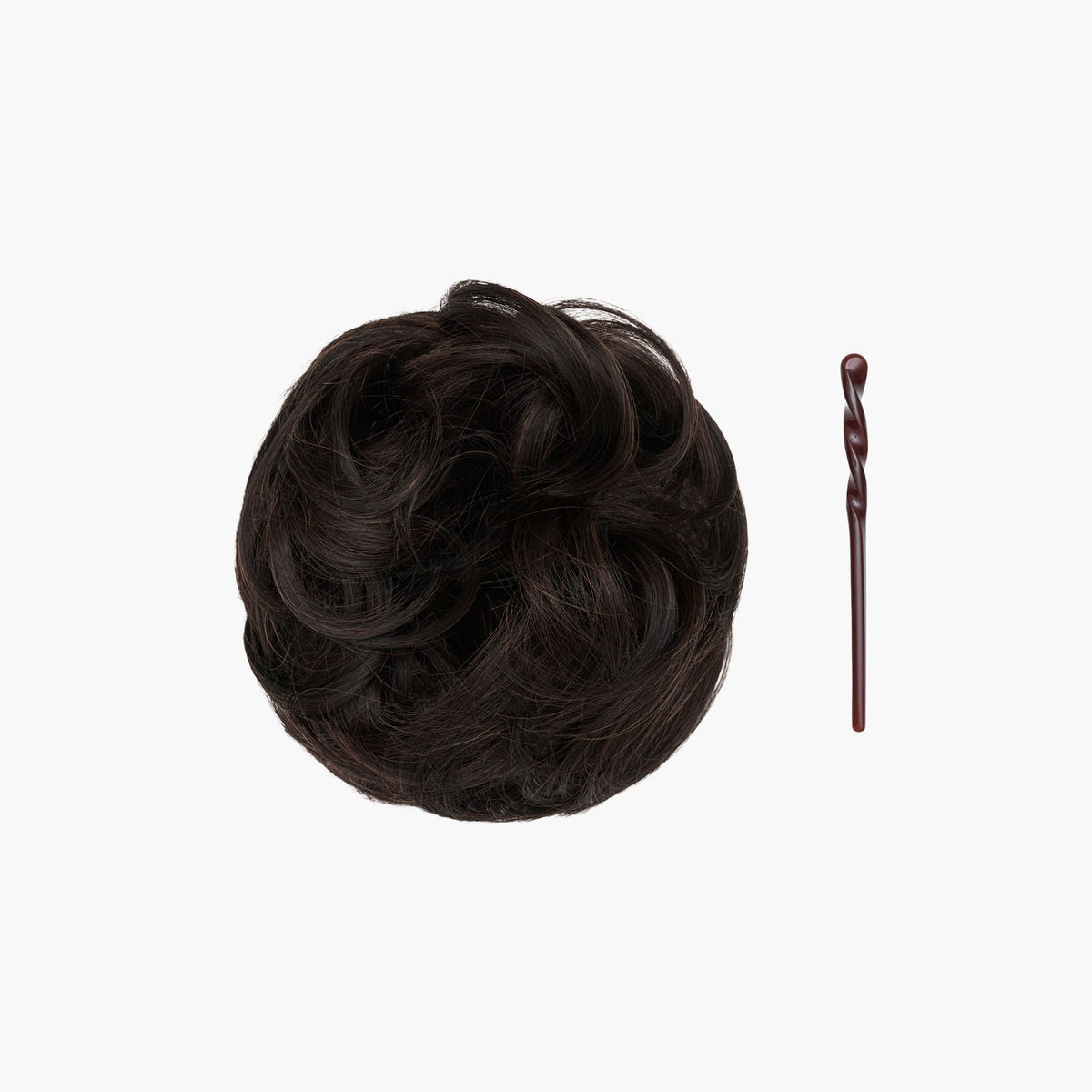 Stranded Mini Messy Bun in Nigella (#2)