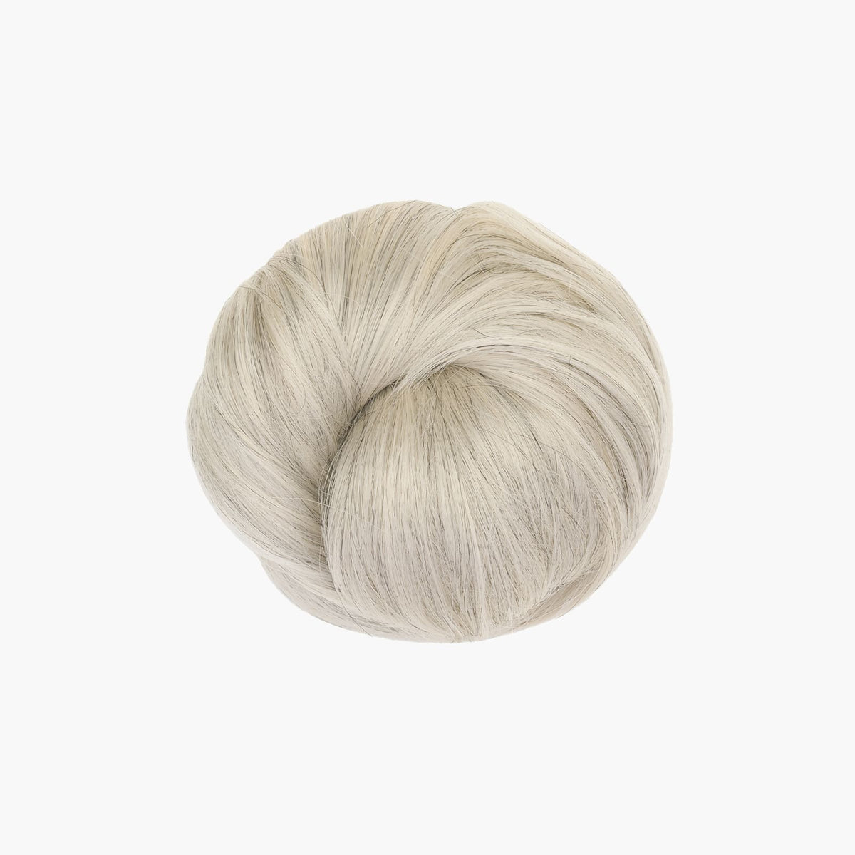 Stranded Clip-in Mum Bun in Light Grey (#52)