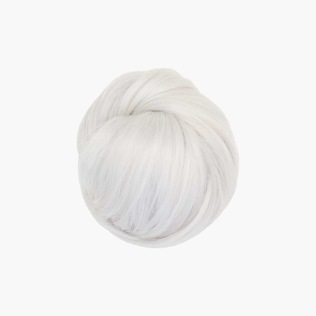 Stranded Clip-in Mum Bun in Snowdrop (#113)