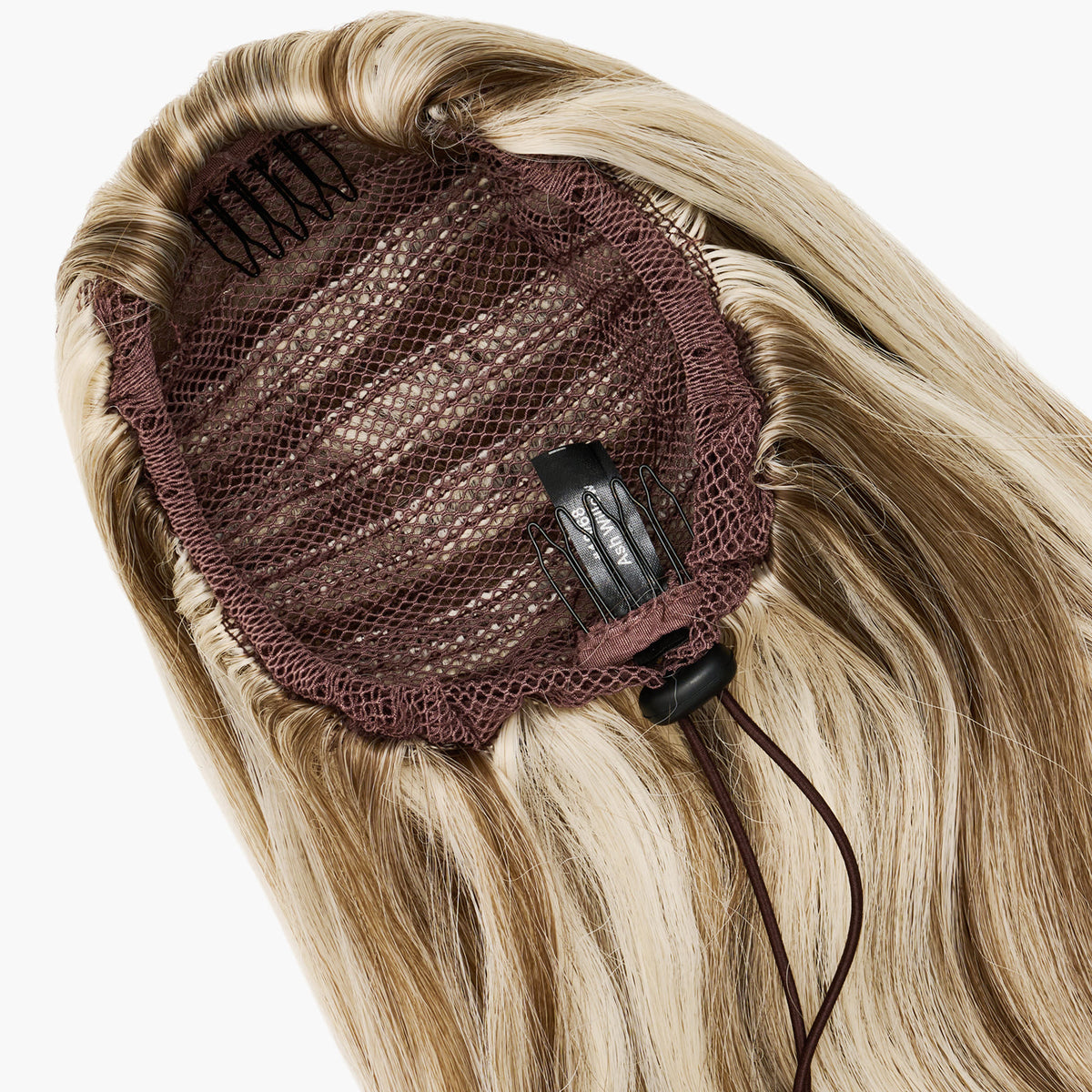 Stranded Medium Wand Wave Clip-in Ponytail - Colour #18/68 Ash Willow