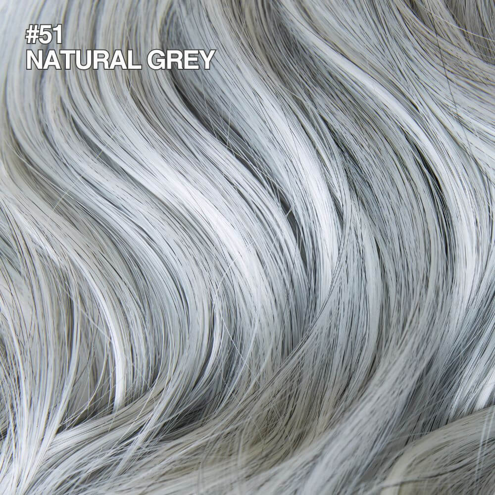 Stranded Flicky Messy Scrunchie Bun #51 Natural Grey