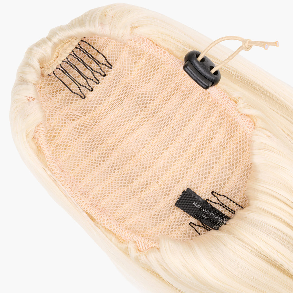 Lily Of The Valley shade – Stranded Long Straight Clip-in Ponytail