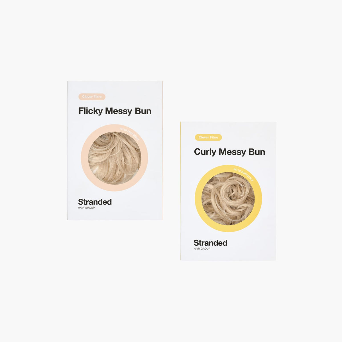 New Love Stranded Bun Duo Curly & Flicky Scrunchie