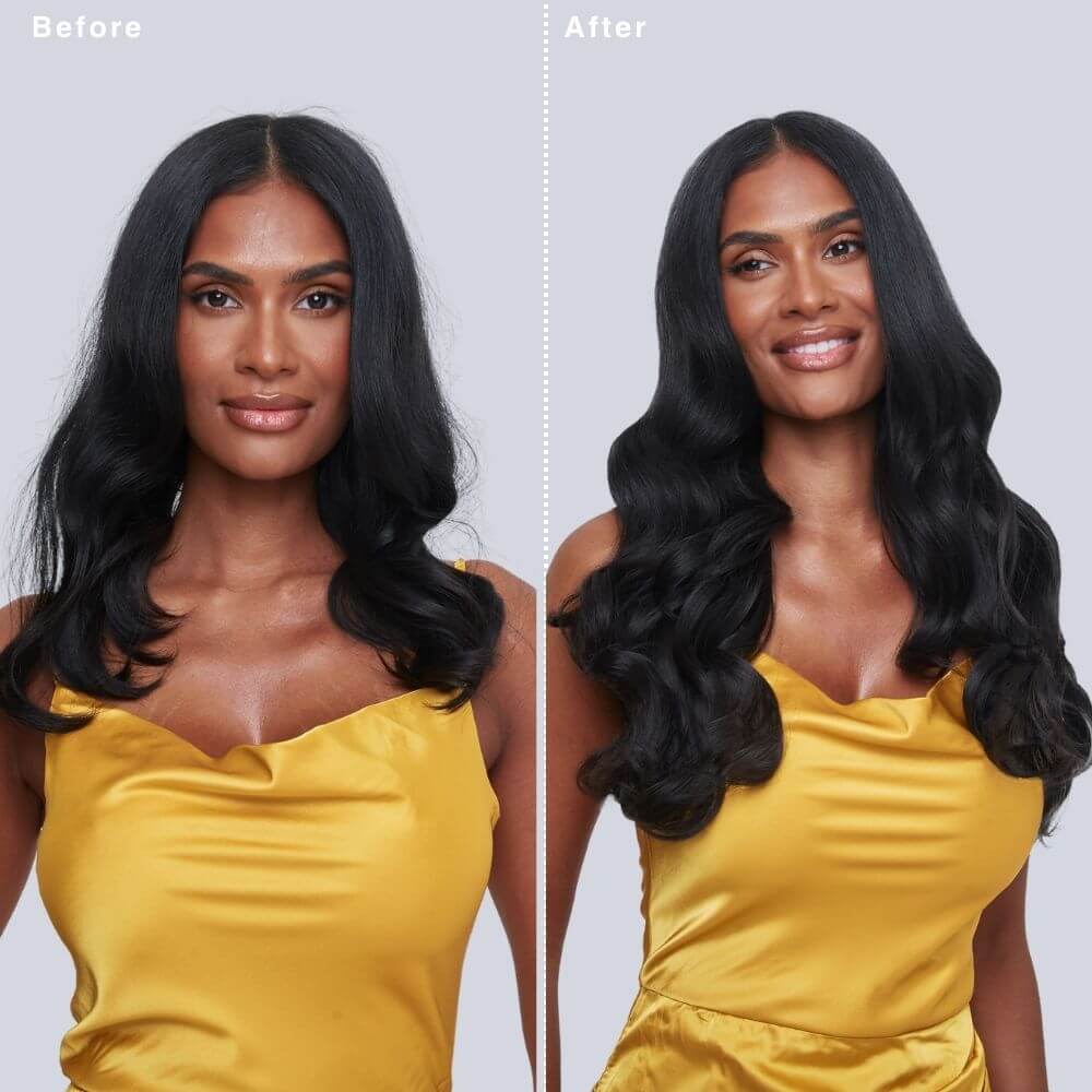 Stranded 20" One Piece Curly Clip-in Hair Extension #6 Daylilies