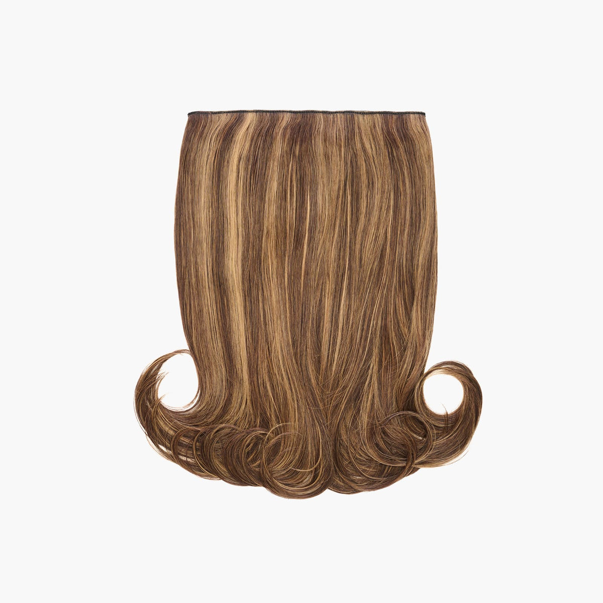 Stranded 16" One Piece Flicky Clip-in Hair Extension in Coral Bells (#4/27)