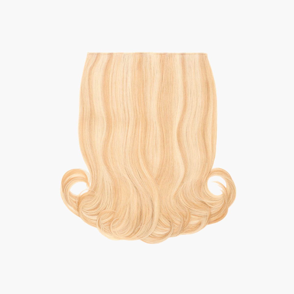Stranded 16" One Piece Flicky Clip-in Hair Extension in Daffodil Dreams (#27/613)