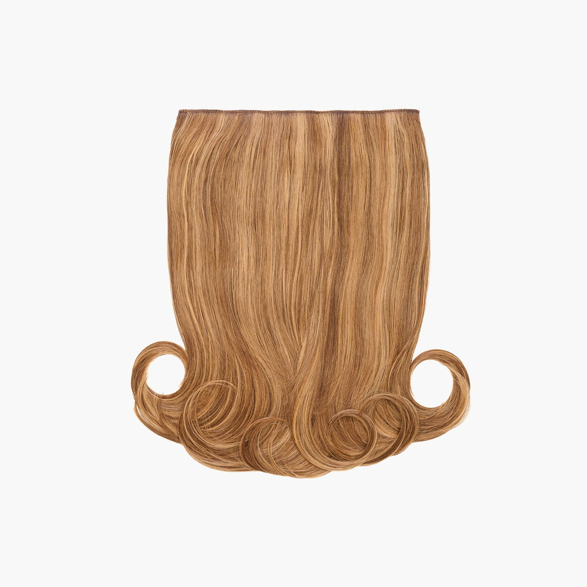 Stranded 16" One Piece Flicky Clip-in Hair Extension in Honey Blush (#6/27)