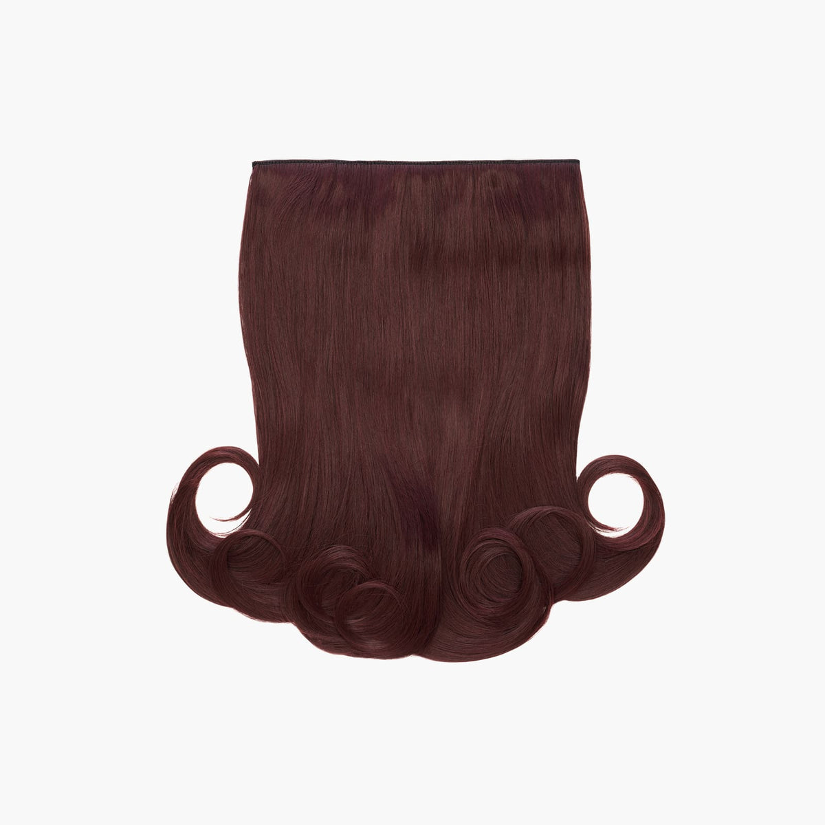 Stranded 16" One Piece Flicky Clip-in Hair Extension in Plum Blossom (#99J)