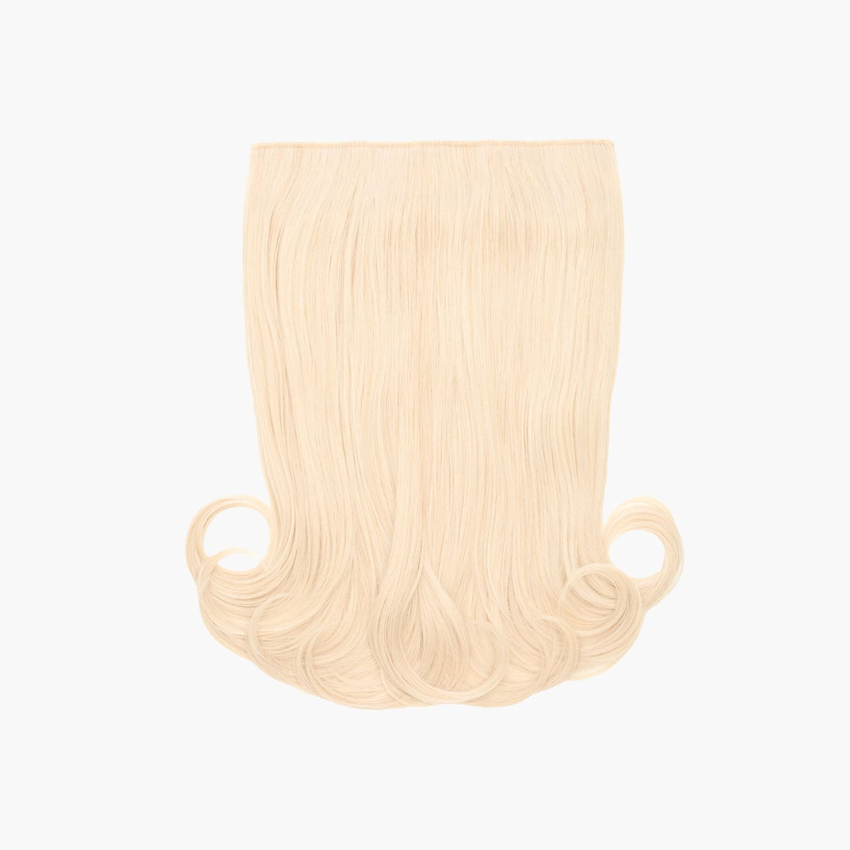 Stranded 16" One Piece Flicky Clip-in Hair Extension in Polar Star (#1001)