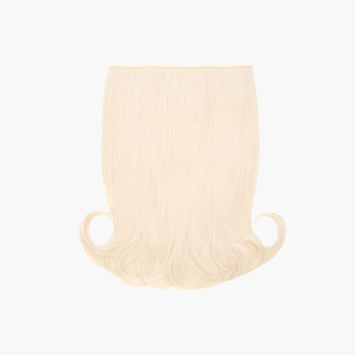 Stranded 16" One Piece Flicky Clip-in Hair Extension in White Lily (#600)