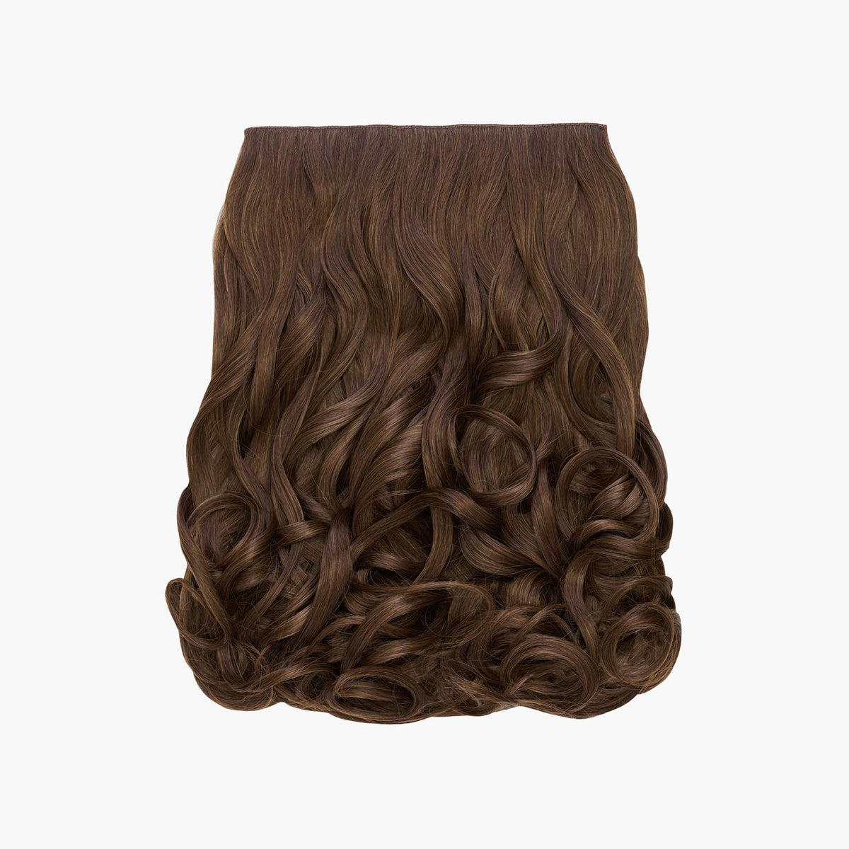 Stranded 16" One Piece Curly Clip-in Hair Extension in Hazel Princess (#8)