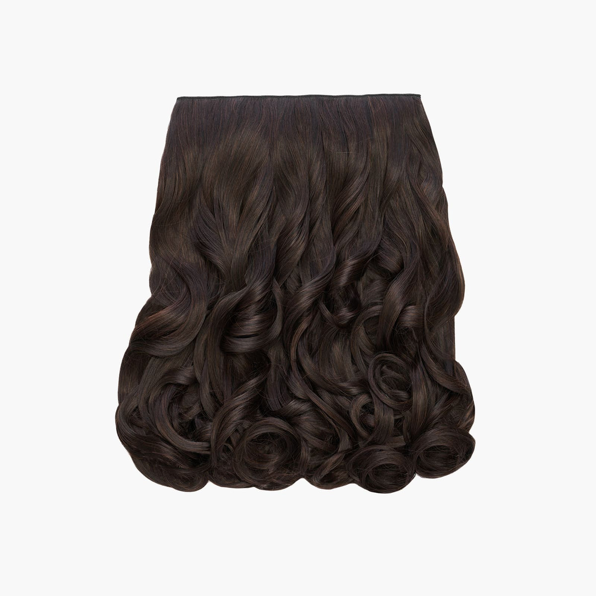 Stranded 16" One Piece Curly Clip-in Hair Extension in Nigella (#2)