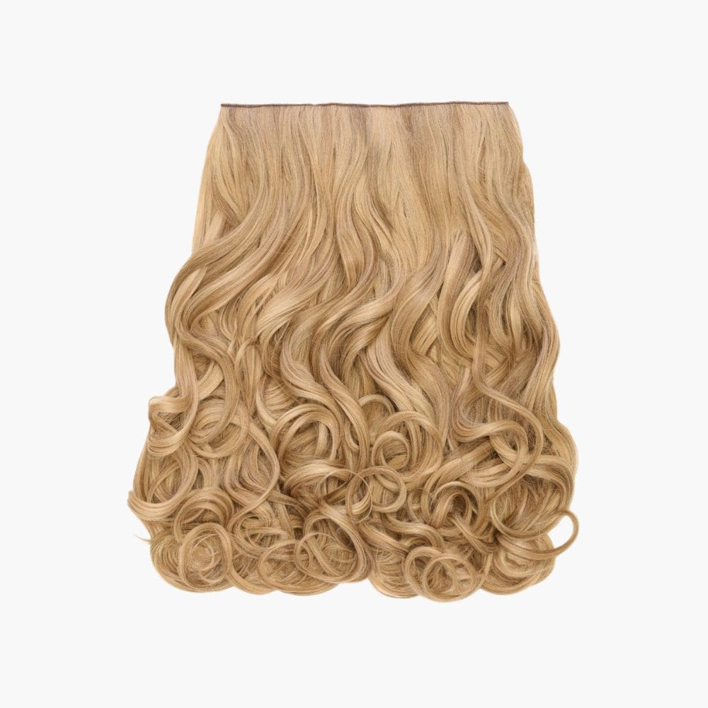 Stranded 16" One Piece Curly Clip-in Hair Extension in Vanilla Bomb (#10/16)