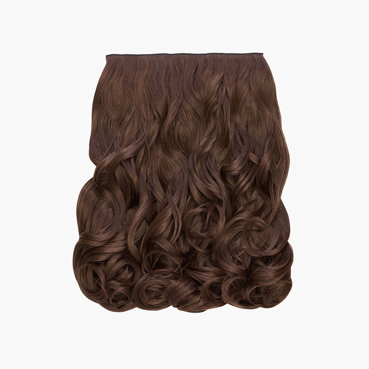 Stranded 20" One Piece Curly Clip-in Hair Extension in Daylilies (#6)