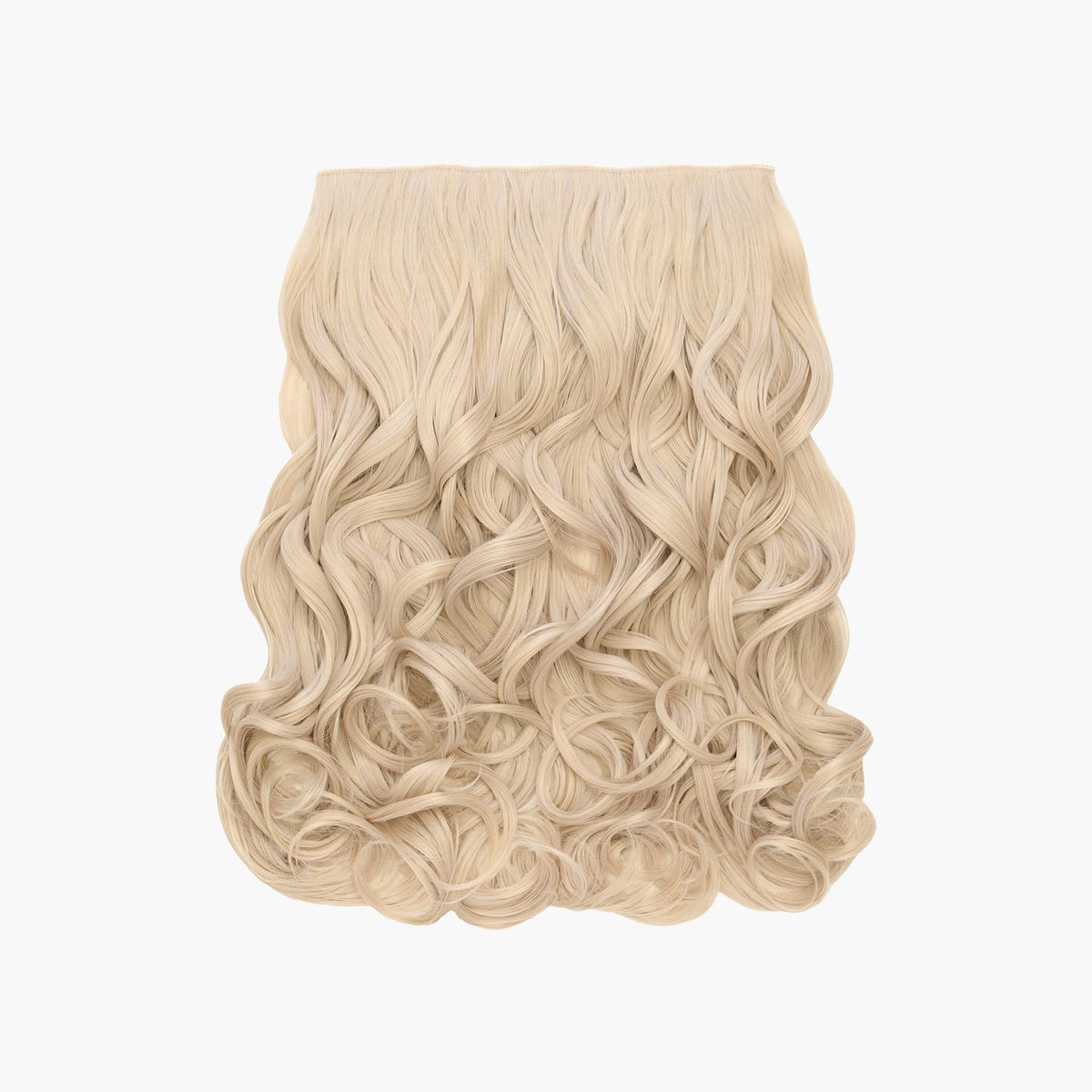 Stranded 20" One Piece Curly Clip-in Hair Extension in New Love (#101)