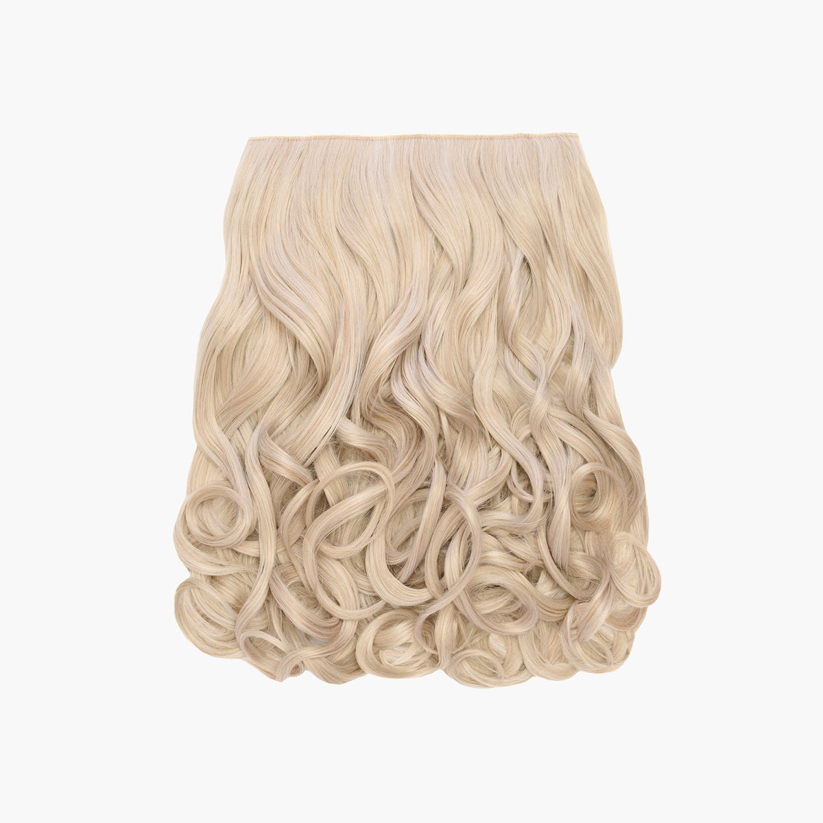 Stranded 20" One Piece Curly Clip-in Hair Extension in Pearl Moon (#111)