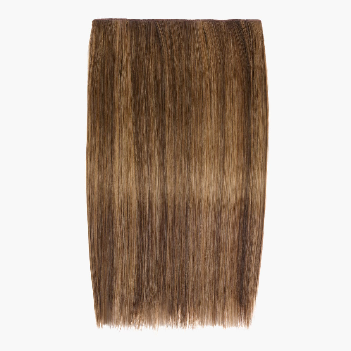 Stranded 20" One Piece Straight Clip-in Hair Extension in Baby Bronde (#8/10)