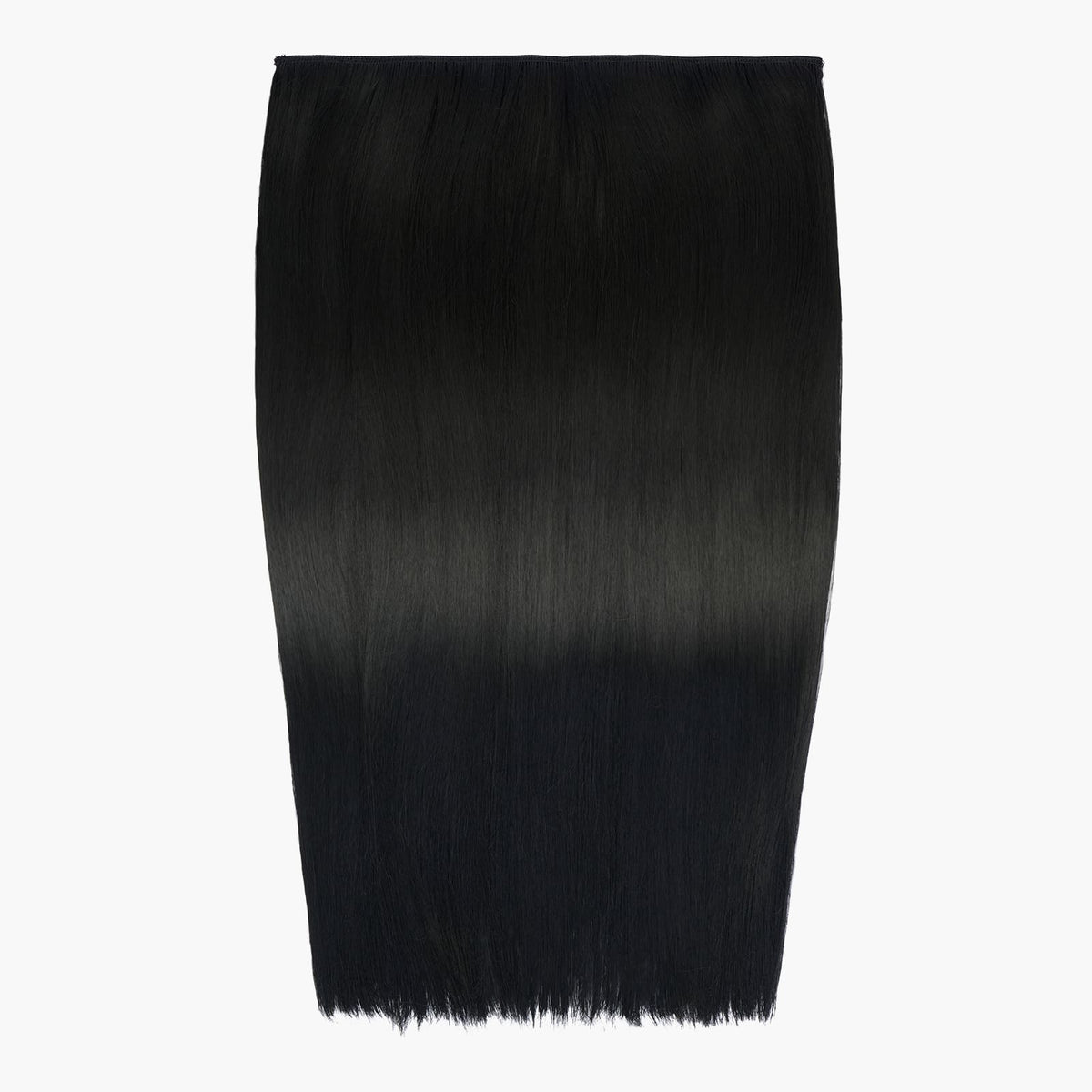 Stranded 20" One Piece Straight Clip-in Hair Extension in Black Magic (#1)