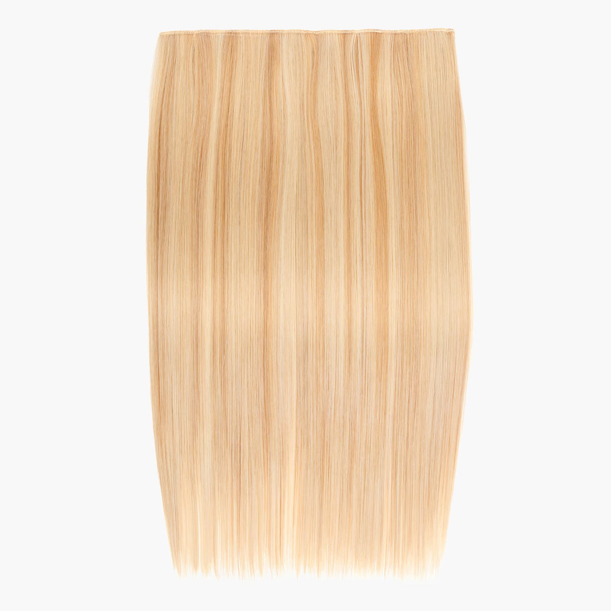 Stranded 20" One Piece Straight Clip-in Hair Extension in Daffodil Dreams (#27/613)
