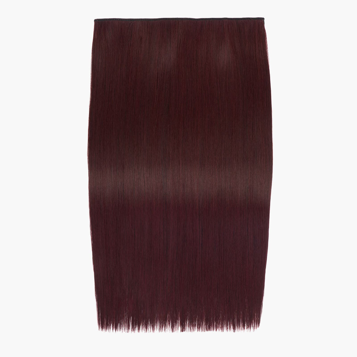 Stranded 20" One Piece Straight Clip-in Hair Extension in Plum Blossom (#99J)