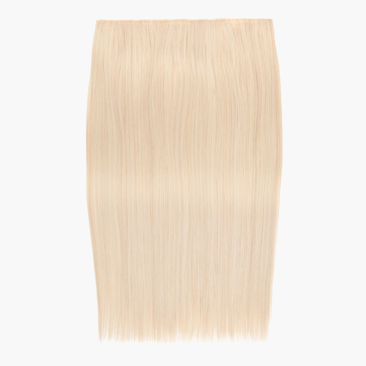 Stranded 20" One Piece Straight Clip-in Hair Extension in Polar Star (#1001)