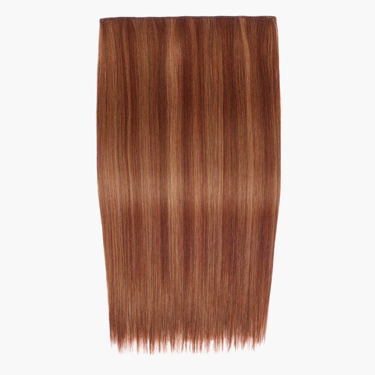 Stranded 20" One Piece Straight Clip-in Hair Extension in Sunrose (#33/30)