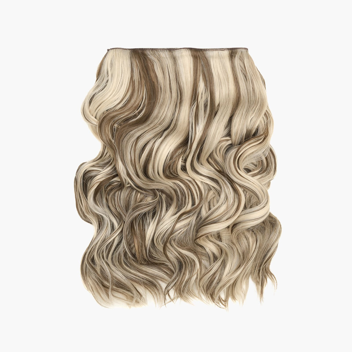 Stranded 20" One Piece Wand Wave Clip-in Hair Extension in Ash Willow (#18/68)