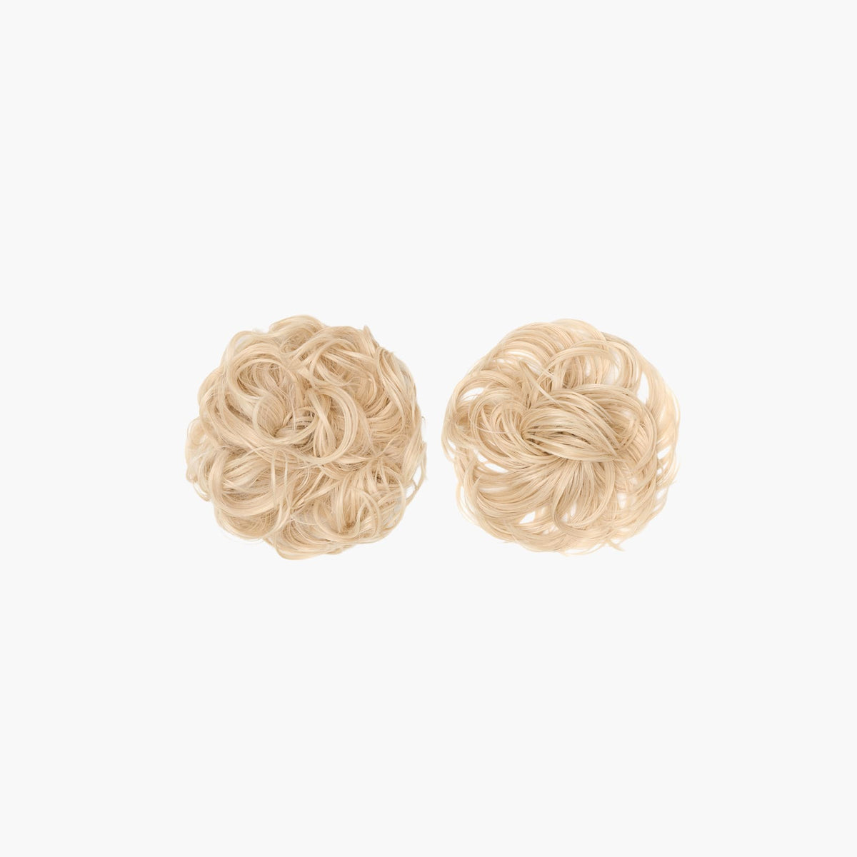 Stranded Bun Duo - Curly & Flicky Styles in Polar Star (#1001)