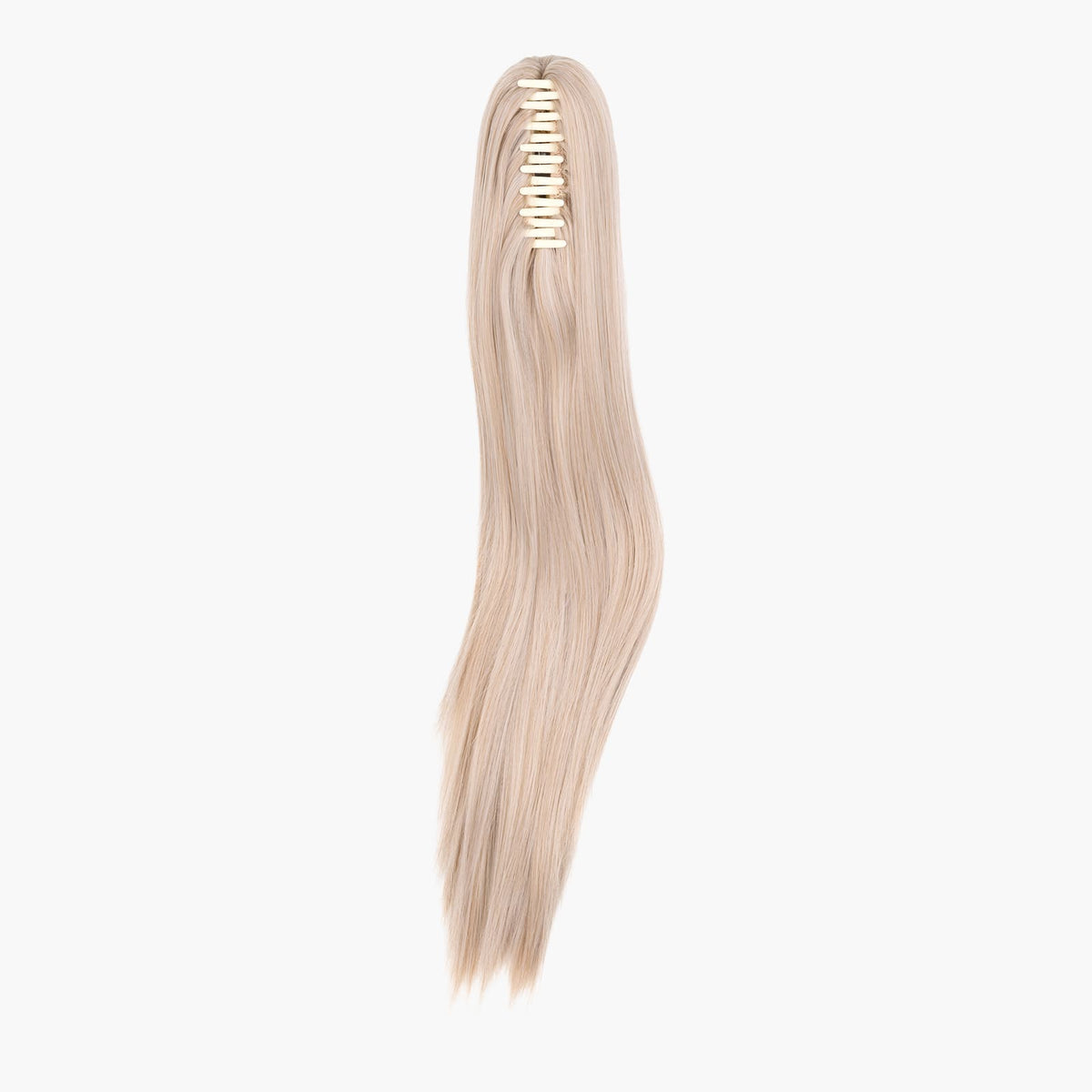 Pearl Moon Stranded Long Straight Clip-in Ponytail