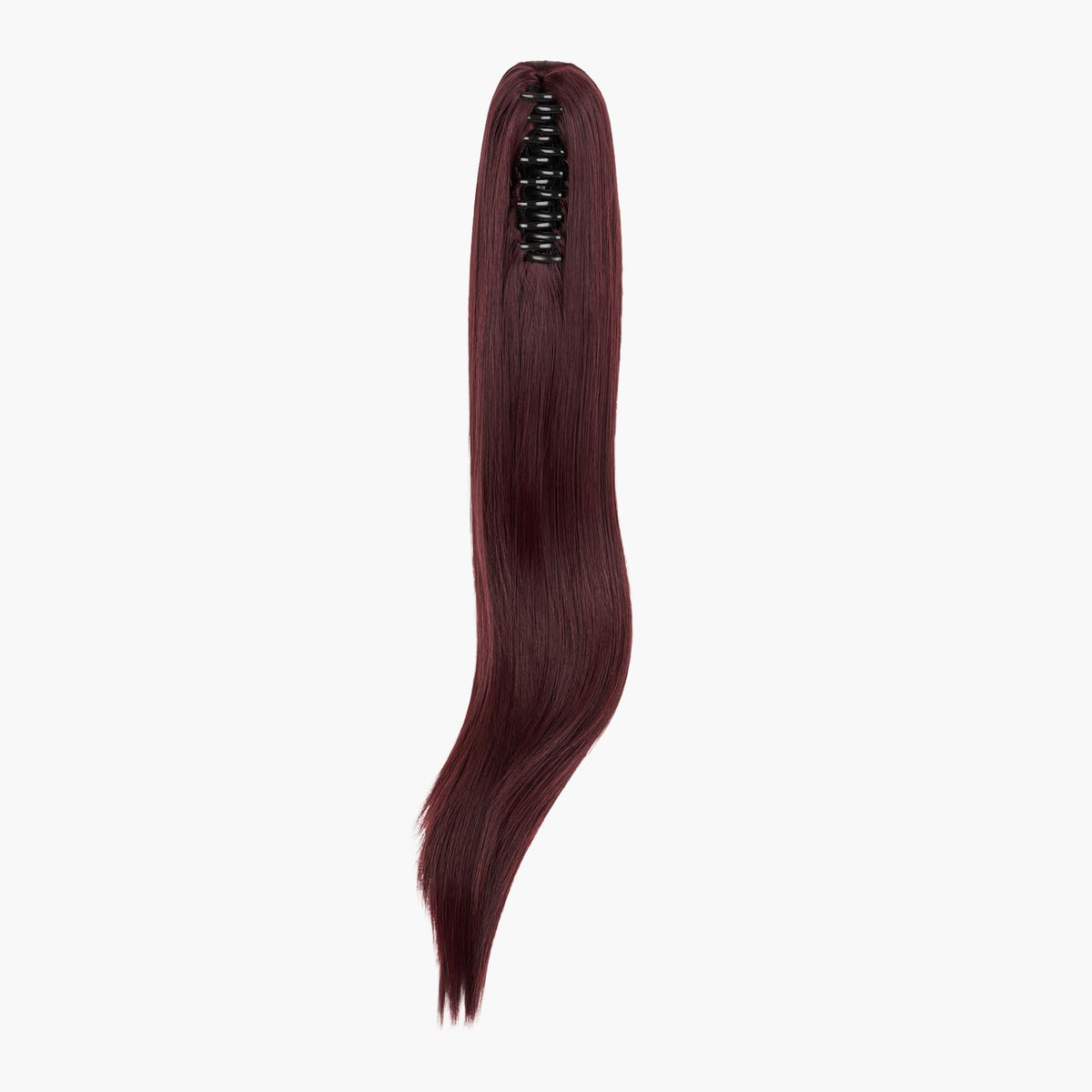 Plum Blossom Stranded Long Straight Clip-in Ponytail