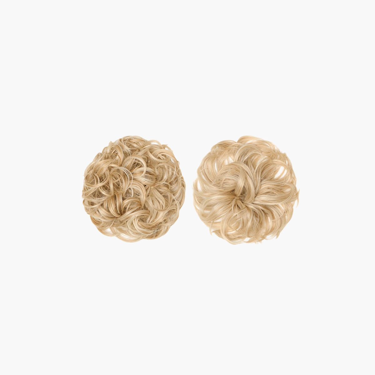 Stranded Bun Duo - Curly & Flicky Styles in Sweetheart (#16/613)