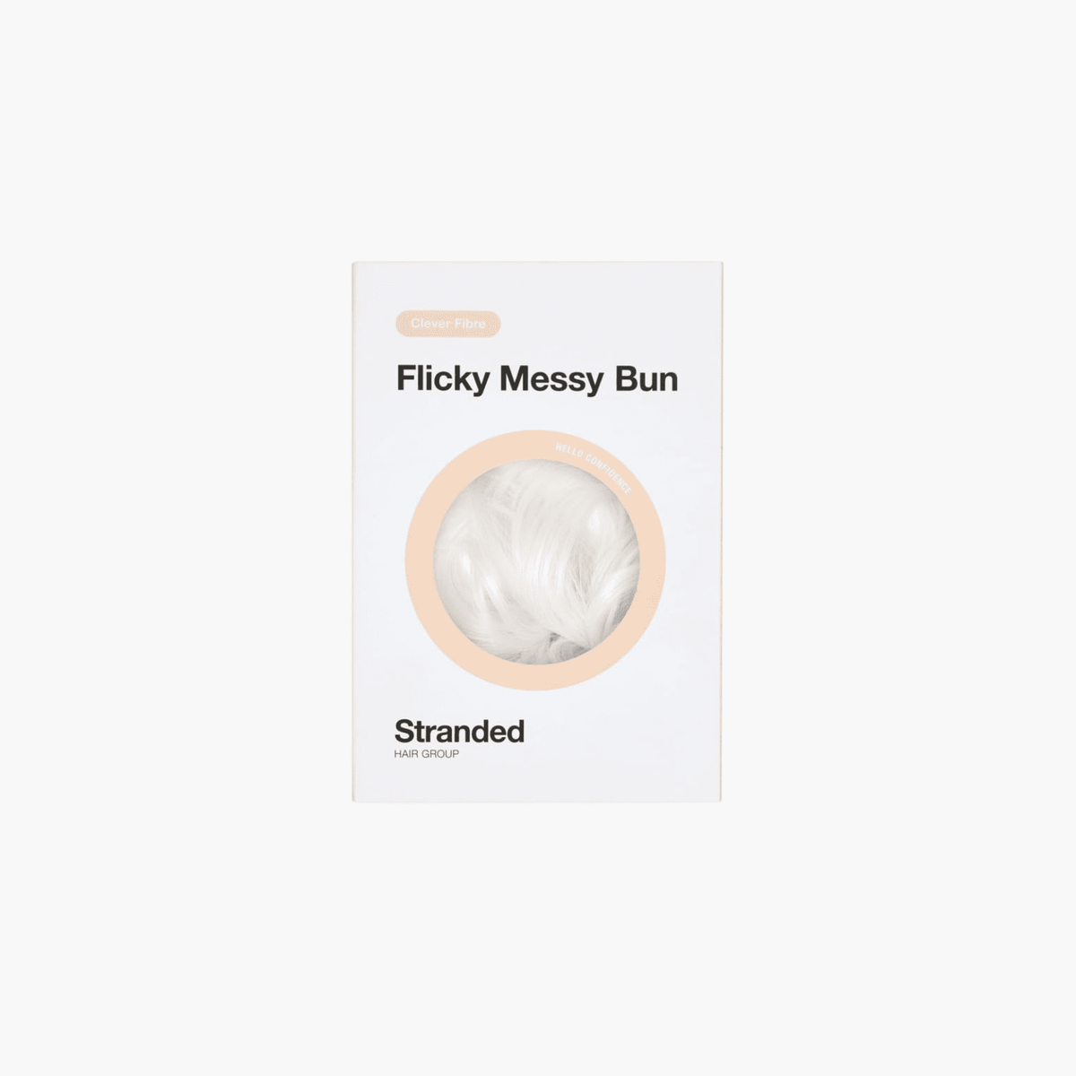Snowdrop Stranded Flicky Messy Scrunchie Bun