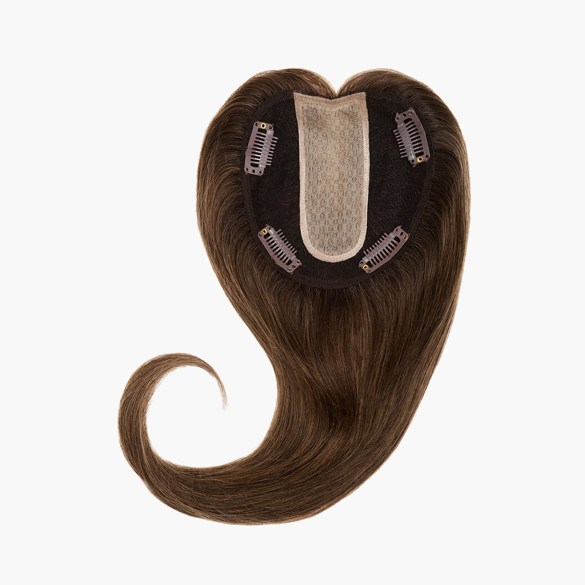Stranded Highlighted Brown Dermablend Hair Topper