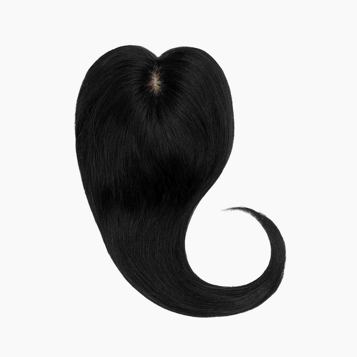 Stranded Dermablend Human Hair Topper in Black Magic (#1)