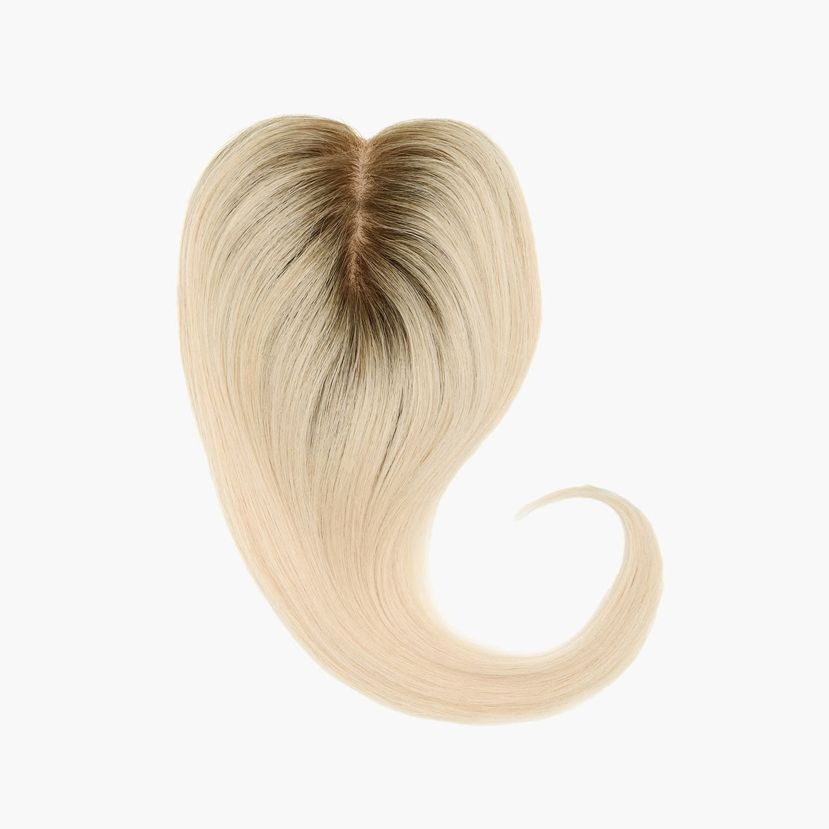 Stranded Dermablend Human Hair Topper in Polar Star (#1001)