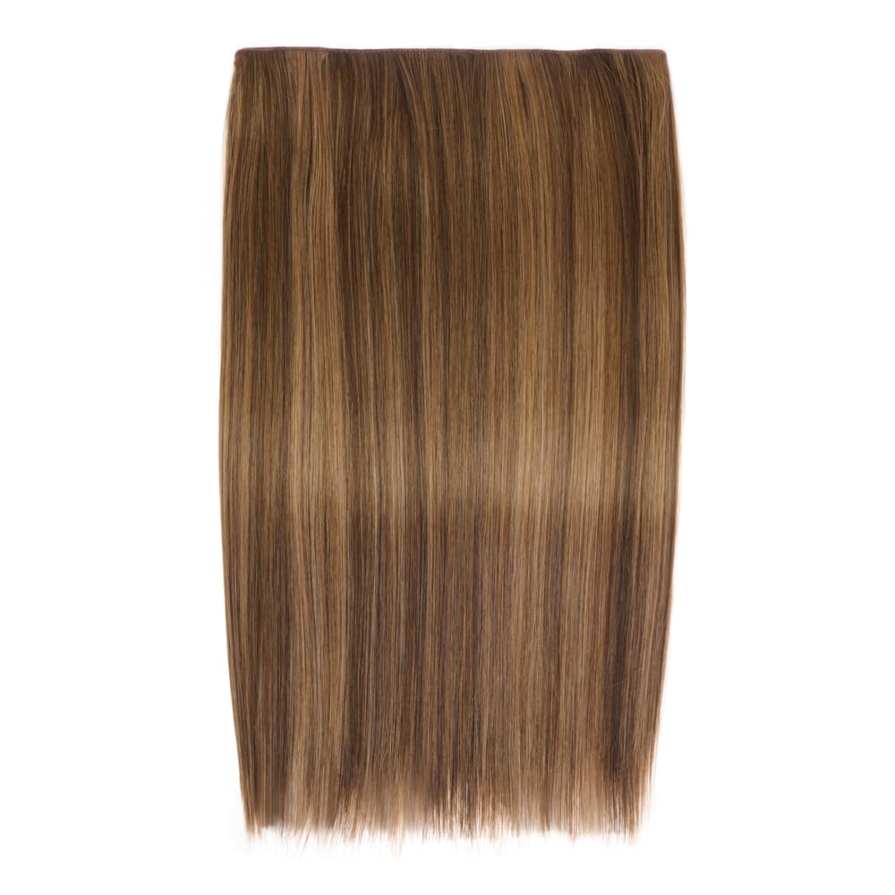 Stranded 20" One Piece Trio Clip-in Hair Extensions - Colour #8/10 Baby Bronde