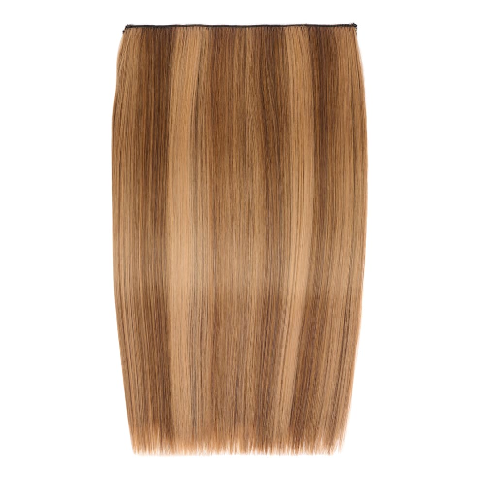 Stranded 20" One Piece Trio Clip-in Hair Extensions - Colour #6/27 Honey Blush