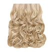 Stranded 16 Inch One Piece Curly Clip-in Hair Extension - Colour Mixed Blonde