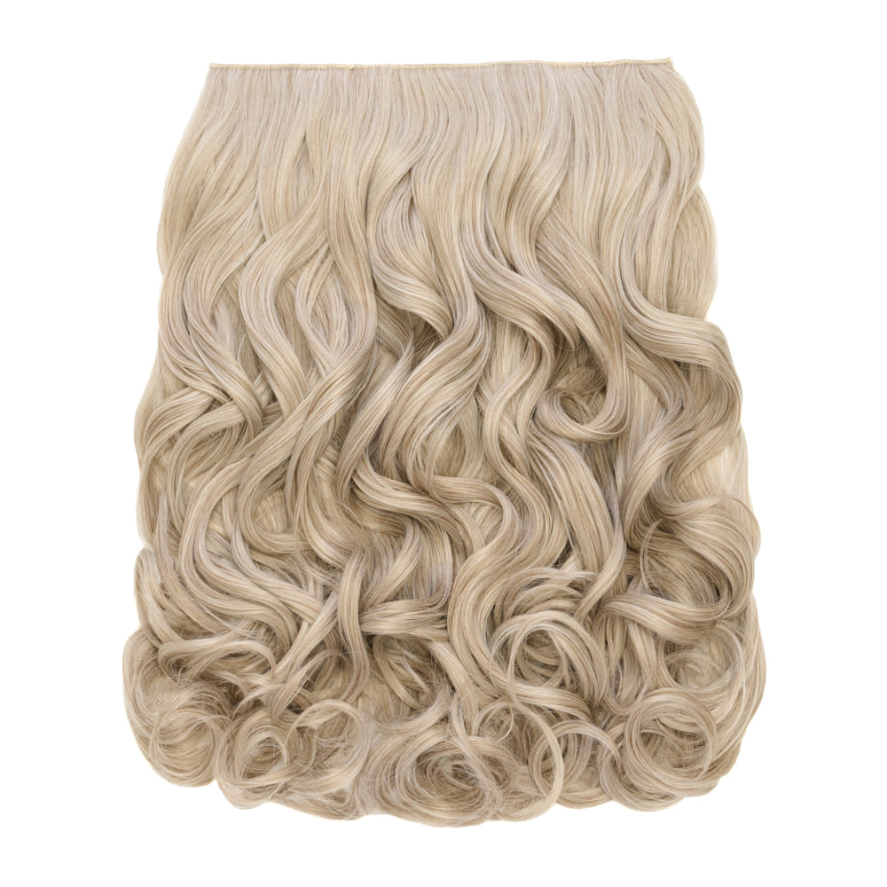 Stranded 20 Inch One Piece Curly Clip-in Hair Extension - Colour Grey