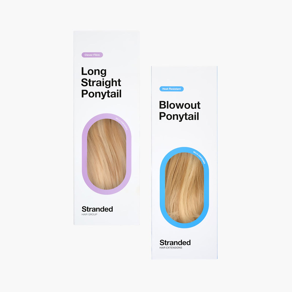 Stranded Long Pony Duo - Straight & Blowout in Ballerina Musk (#10/16/22)