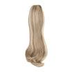 20 Inch Popular Length Clip-in Ponytail Extension in colour Silver Blonde