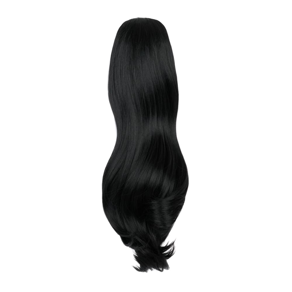 20 Inch Popular Length Clip-in Ponytail Extension in colour Jet Black