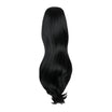 20 Inch Popular Length Clip-in Ponytail Extension in colour Jet Black