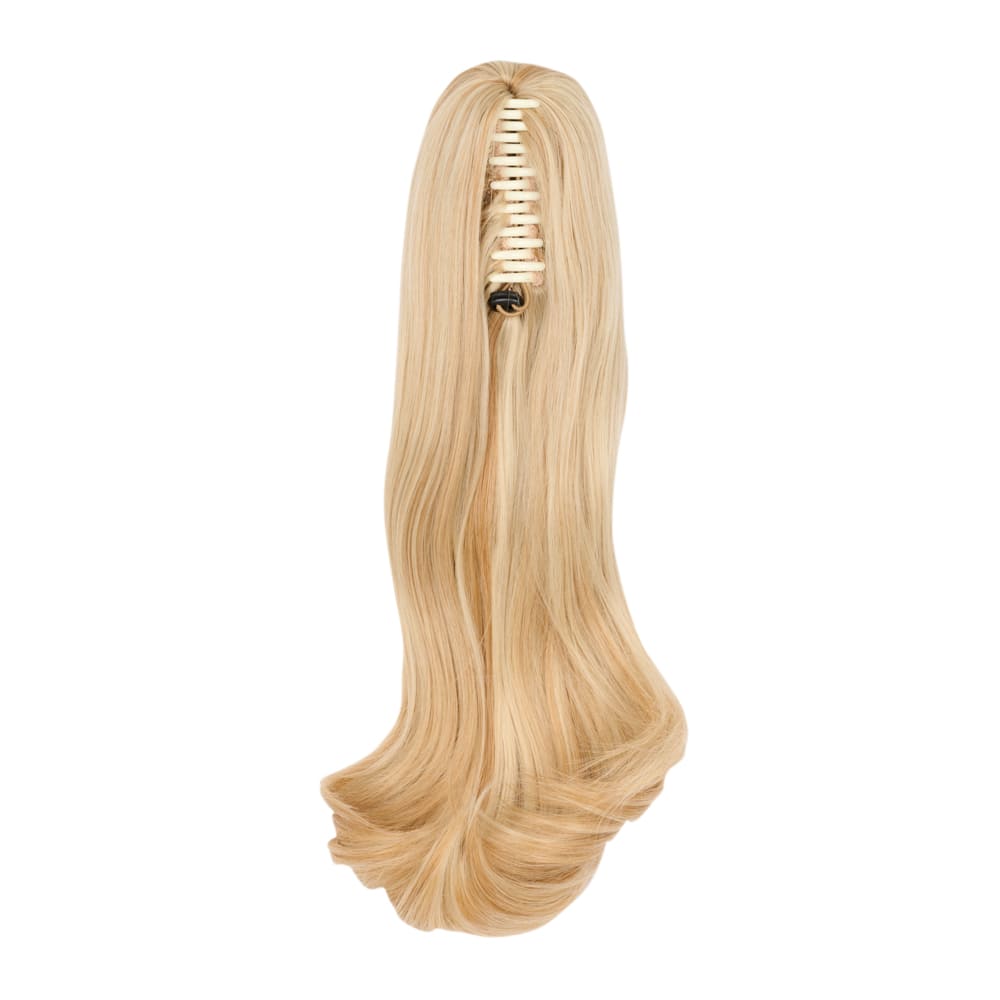 20 Inch Popular Natural Wave Claw Clip-in Ponytail Extension in colour Strawberry Blonde