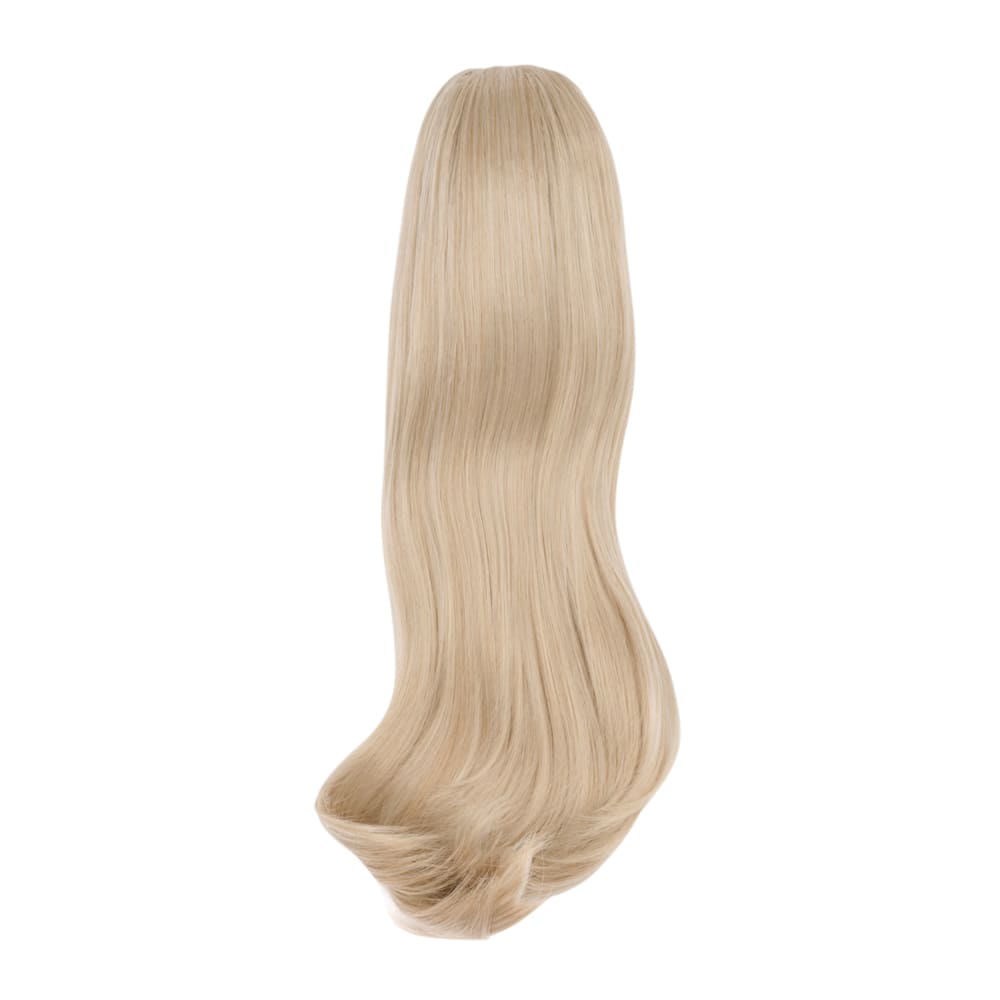 20 Inch Popular Length Clip-in Ponytail Extension in colour Ash Blonde